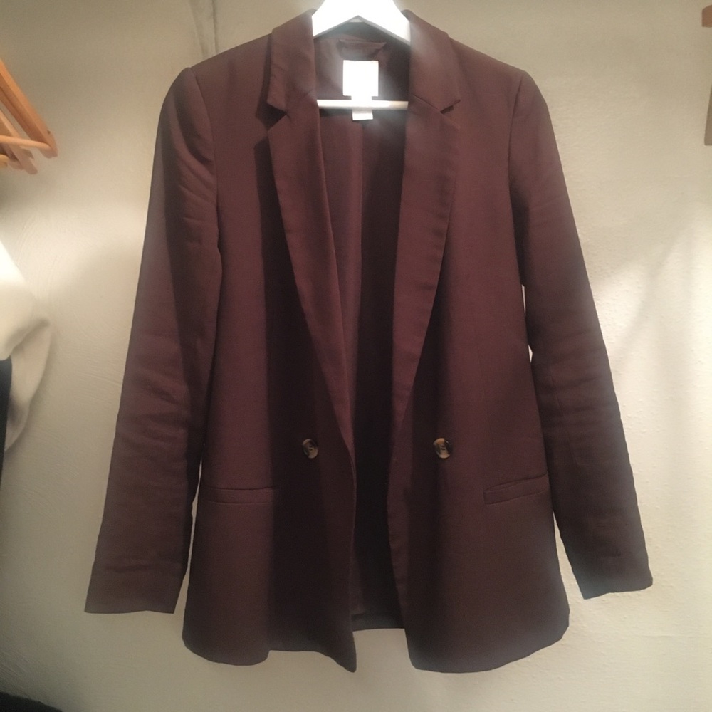 H&M brown blazer